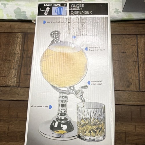 Man cave globe liquor - cave,