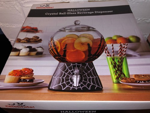 Halloween crystal ball glass - halloween,