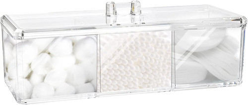 Square qtip holder - qtip, dispenser